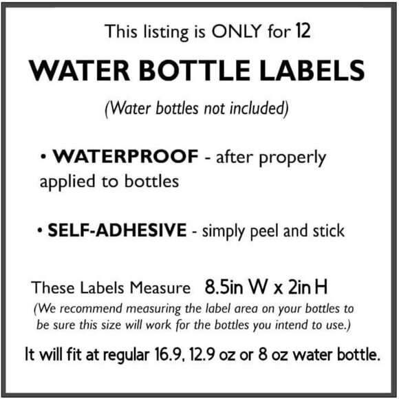 LOL It's A Girl, Surprise, Gender Reveal Water Bottle Labels, It's a Girl Theme - Picture 4 of 5